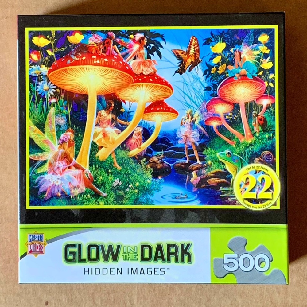 Glow in the Dark 500 Piece Jigsaw Puzzle New